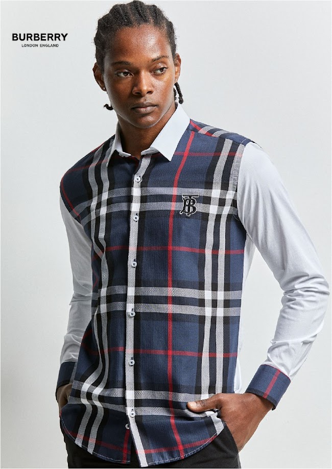 Burberry Long Sleeve Button Shirt For Men 25