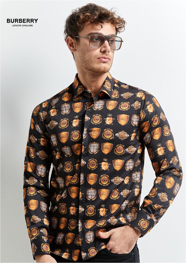 Burberry Long Sleeve Button Shirt For Men 34