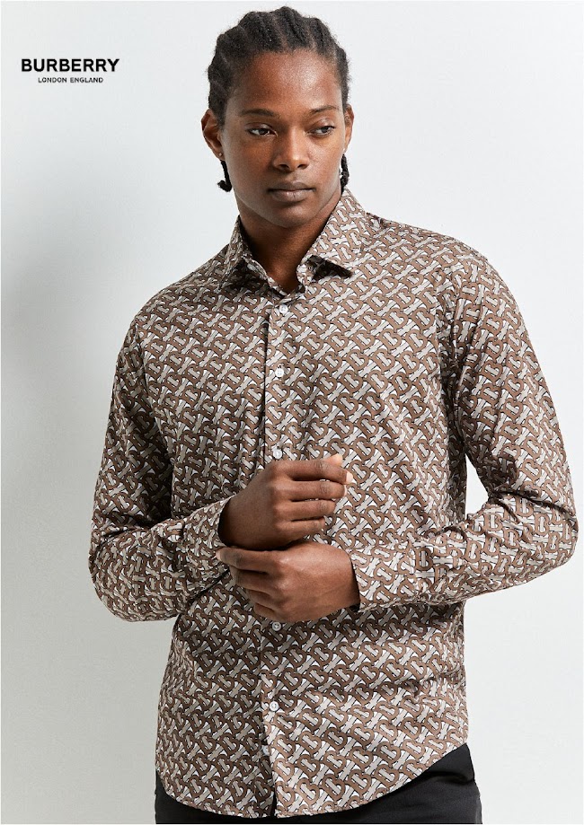 Burberry Long Sleeve Button Shirt For Men 27