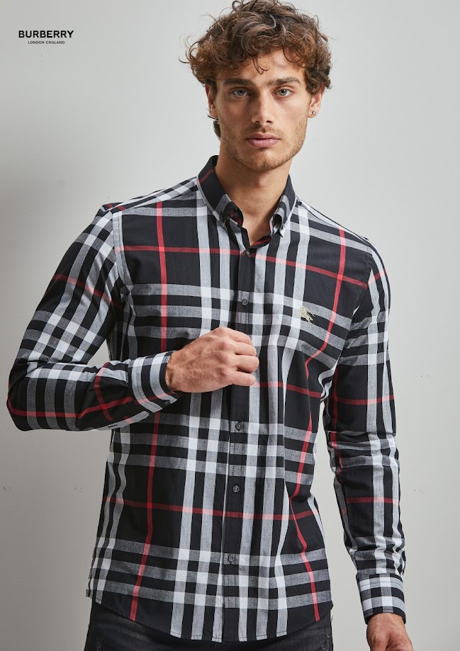 Burberry Long Sleeve Button Shirt For Men 39