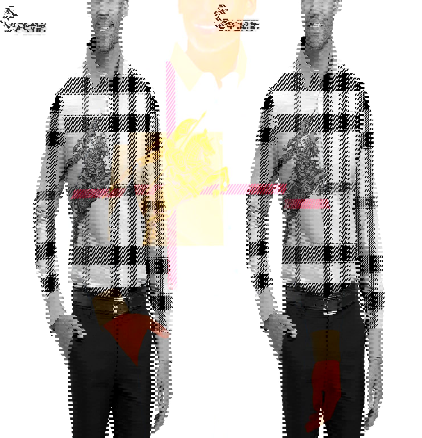 Burberry Long Sleeves Button Shirt For Elegant Men