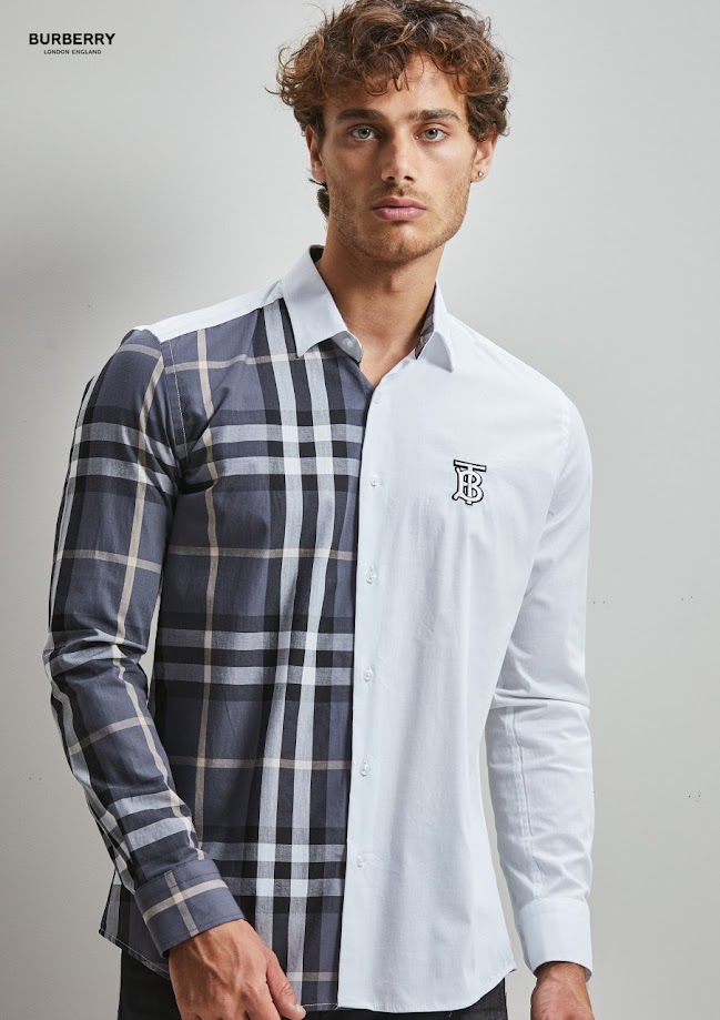 Burberry Long Sleeve Button Shirt For Men 45