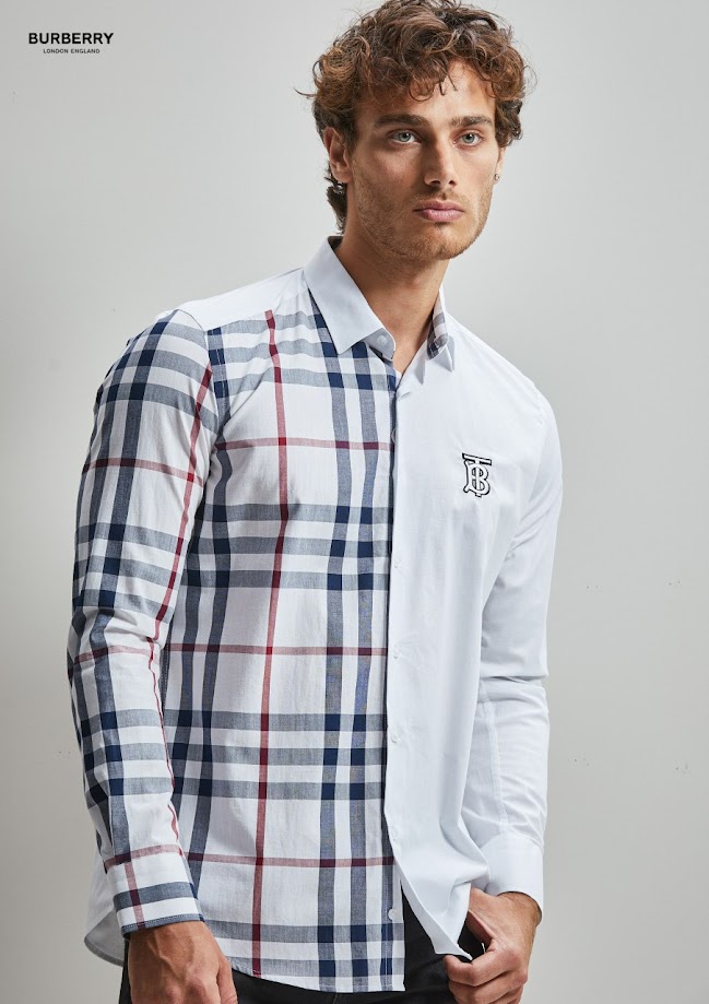 Burberry Long Sleeve Button Shirt For Men 9