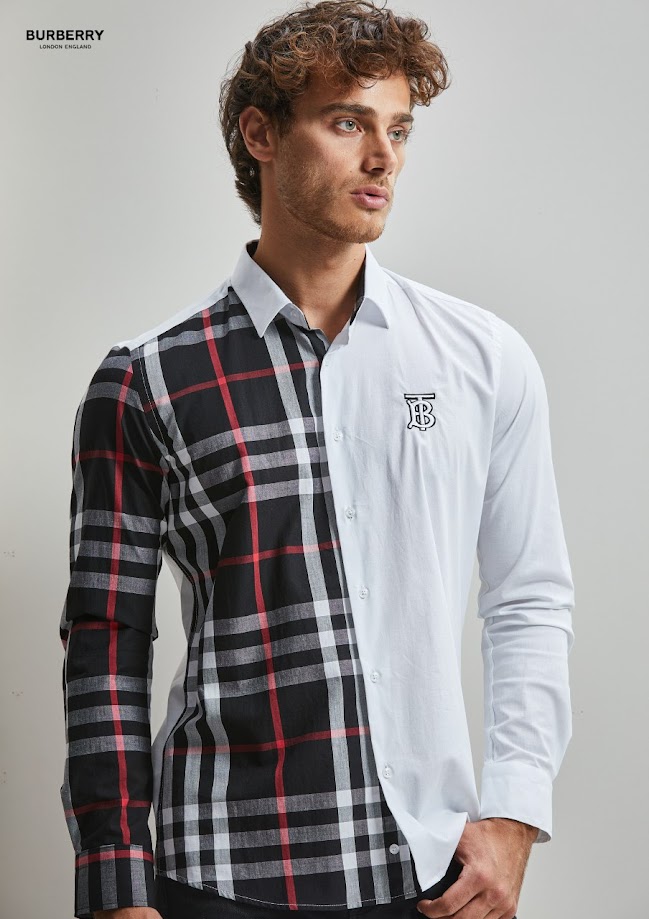 Burberry Long Sleeve Button Shirt For Men 42