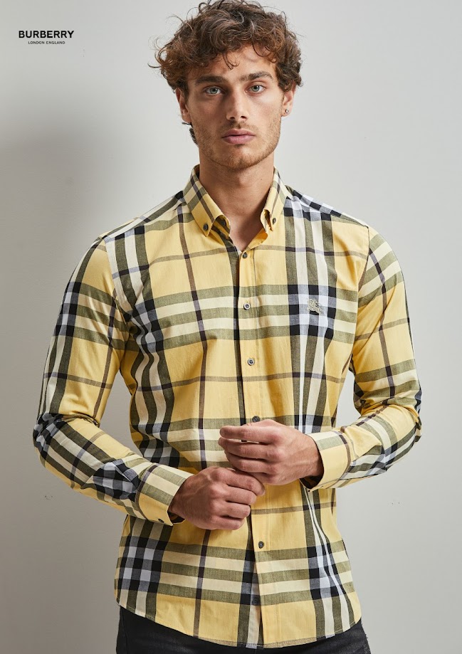 Burberry Long Sleeve Button Shirt For Men 8