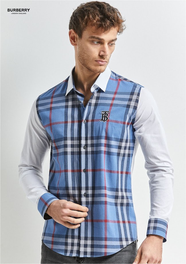 Burberry Long Sleeve Button Shirt For Men 40
