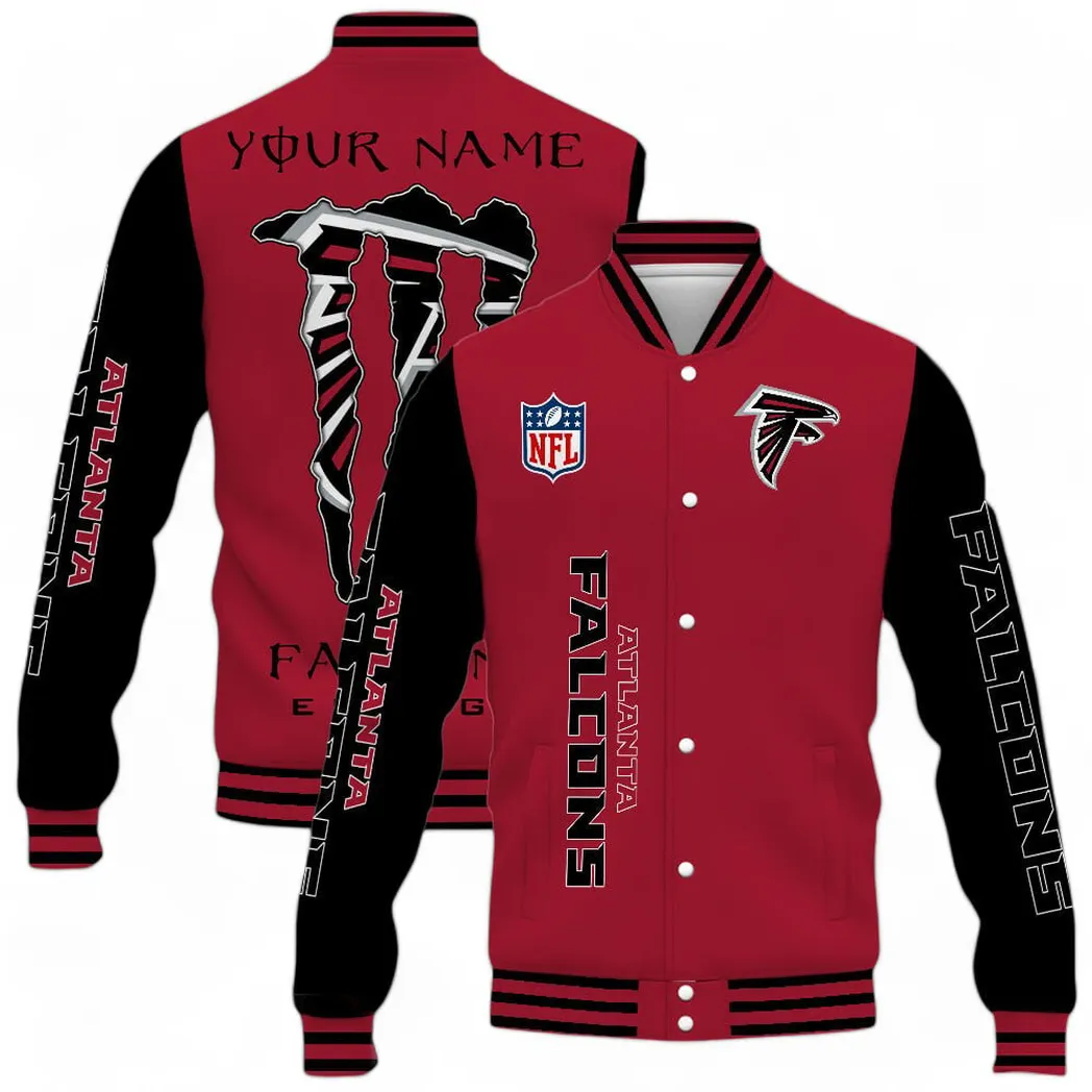 Atlanta Falcons NFL Baseball Jacket Custom Cold-Weather Sport Jacket