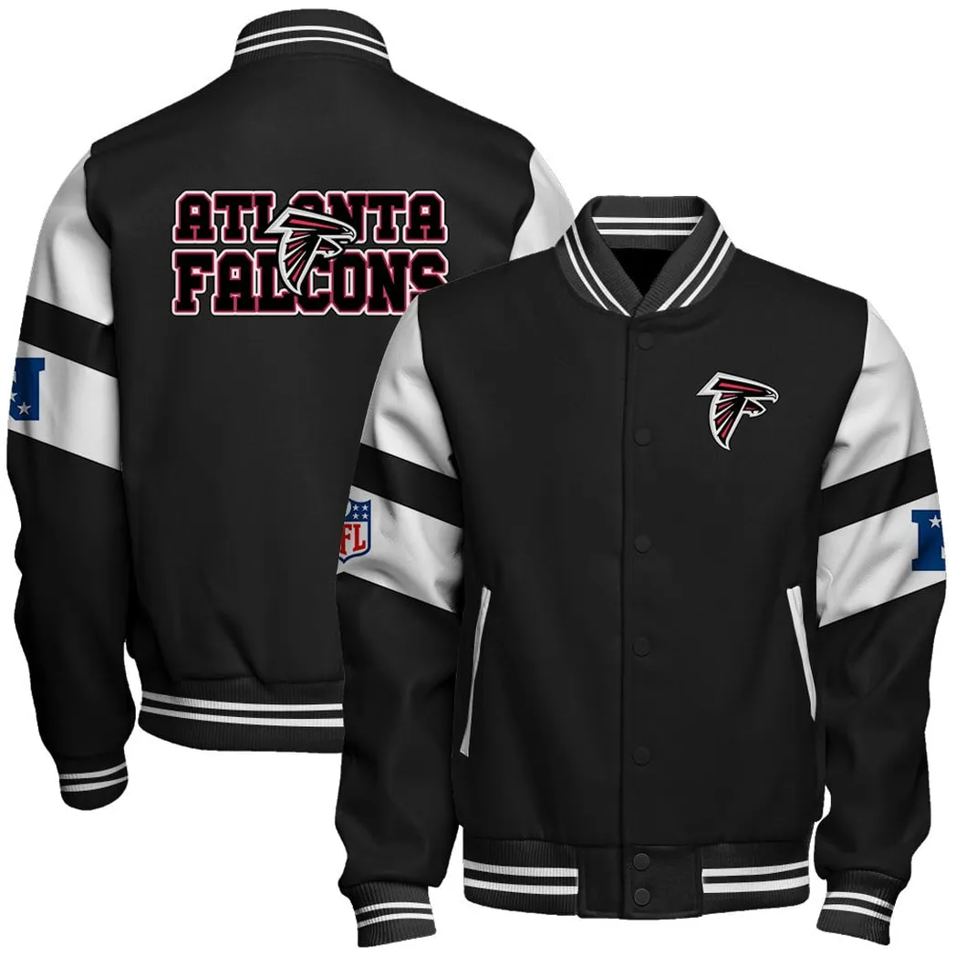Atlanta Falcons NFL Baseball Jacket Stylish Baseball Fan Gear