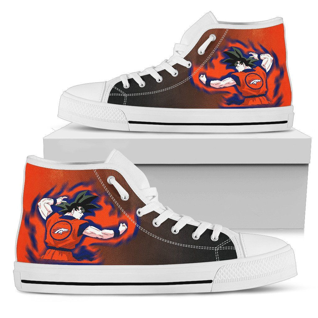 Son Goku Saiyan Power Denver Broncos High Top Shoes Printed For Men And Women - Image 2