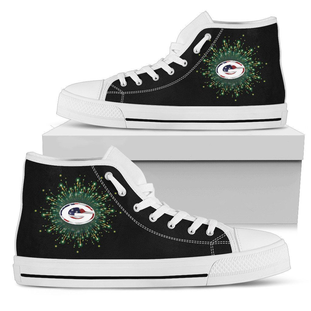 Fireworks Green Bay Packers High Top Shoes Printed For Men And Women - Image 2
