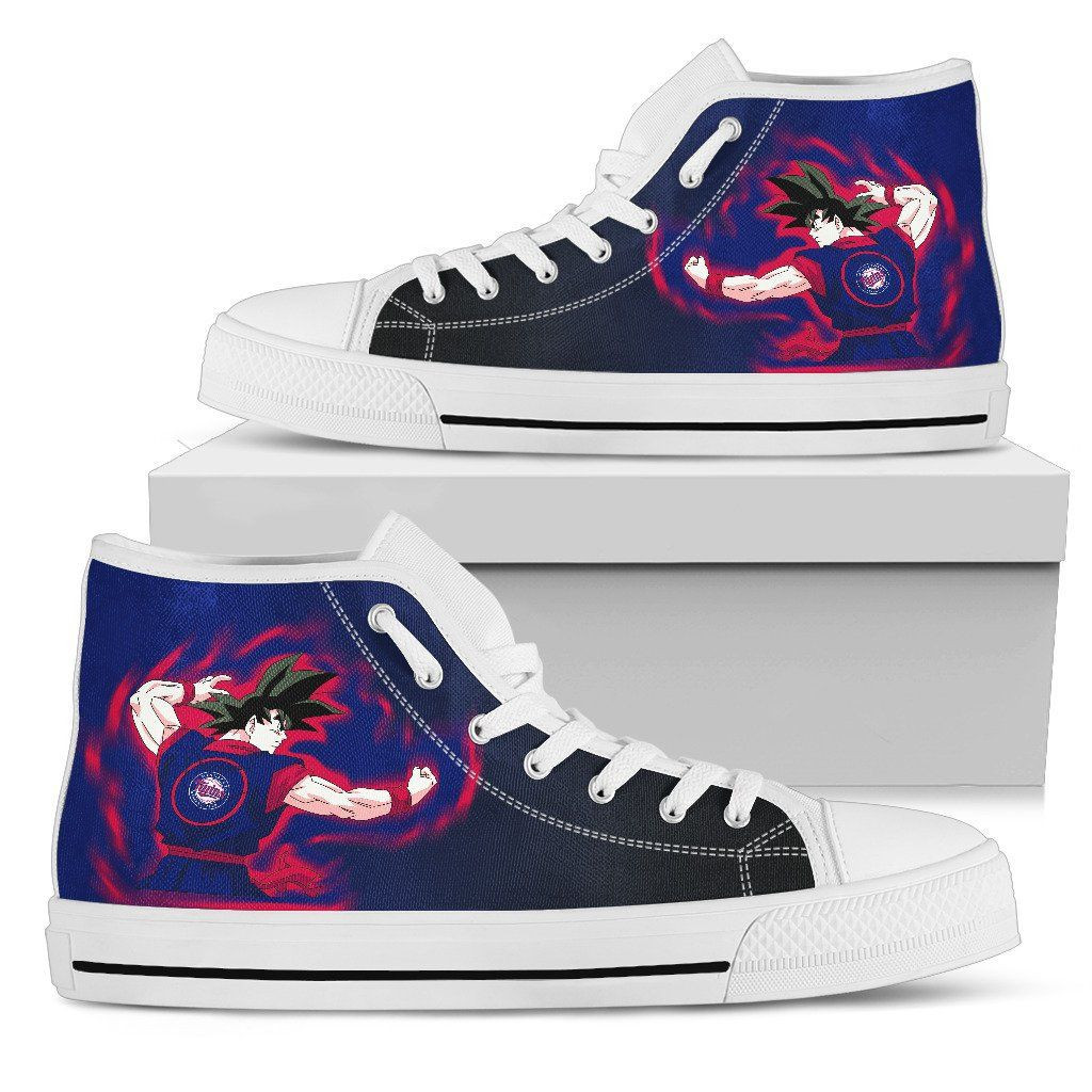 Minnesota Twins Goku Saiyan Power High Top Shoes Printed For Men And Women - Image 2