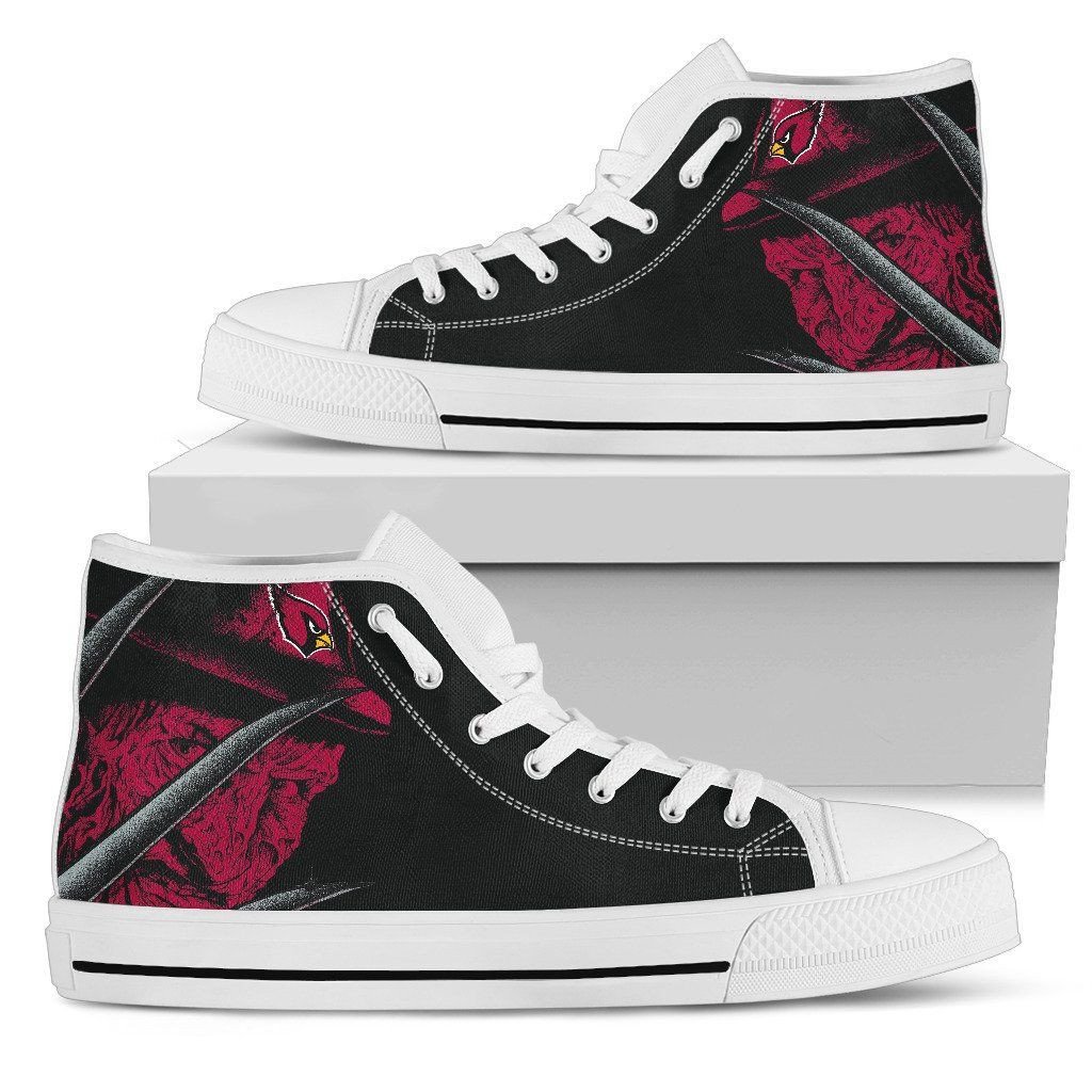 Arizona Cardinals Nightmare Freddy Colorful High Top Shoes Printed For Men And Women - Image 2