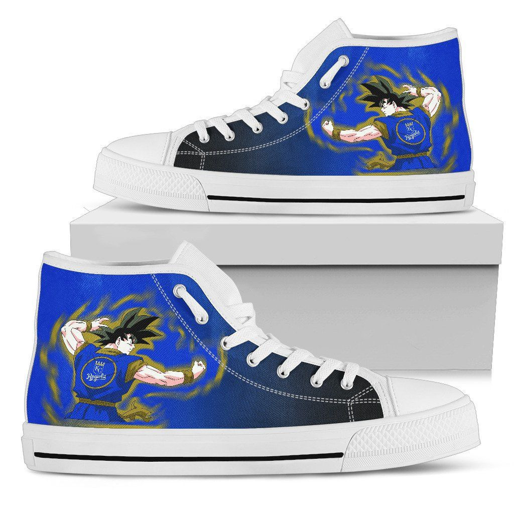 Kansas City Royals Goku Saiyan Power High Top Shoes Printed For Men And Women - Image 2