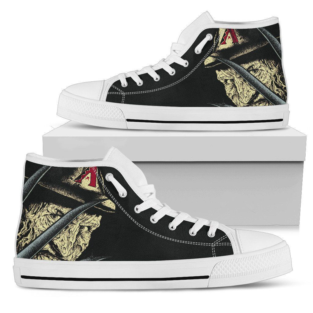 Arizona Diamondbacks Nightmare Freddy Colorful High Top Shoes Printed For Men And Women - Image 2