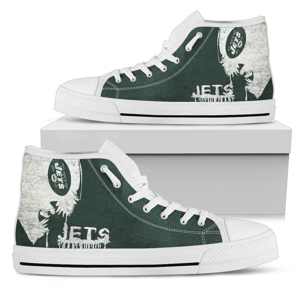 Alien Movie New York Jets High Top Shoes Printed For Men And Women - Image 2