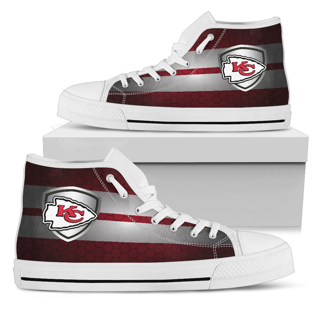 The Shield Kansas City Chiefs High Top Shoes Printed For Men And Women - Image 2