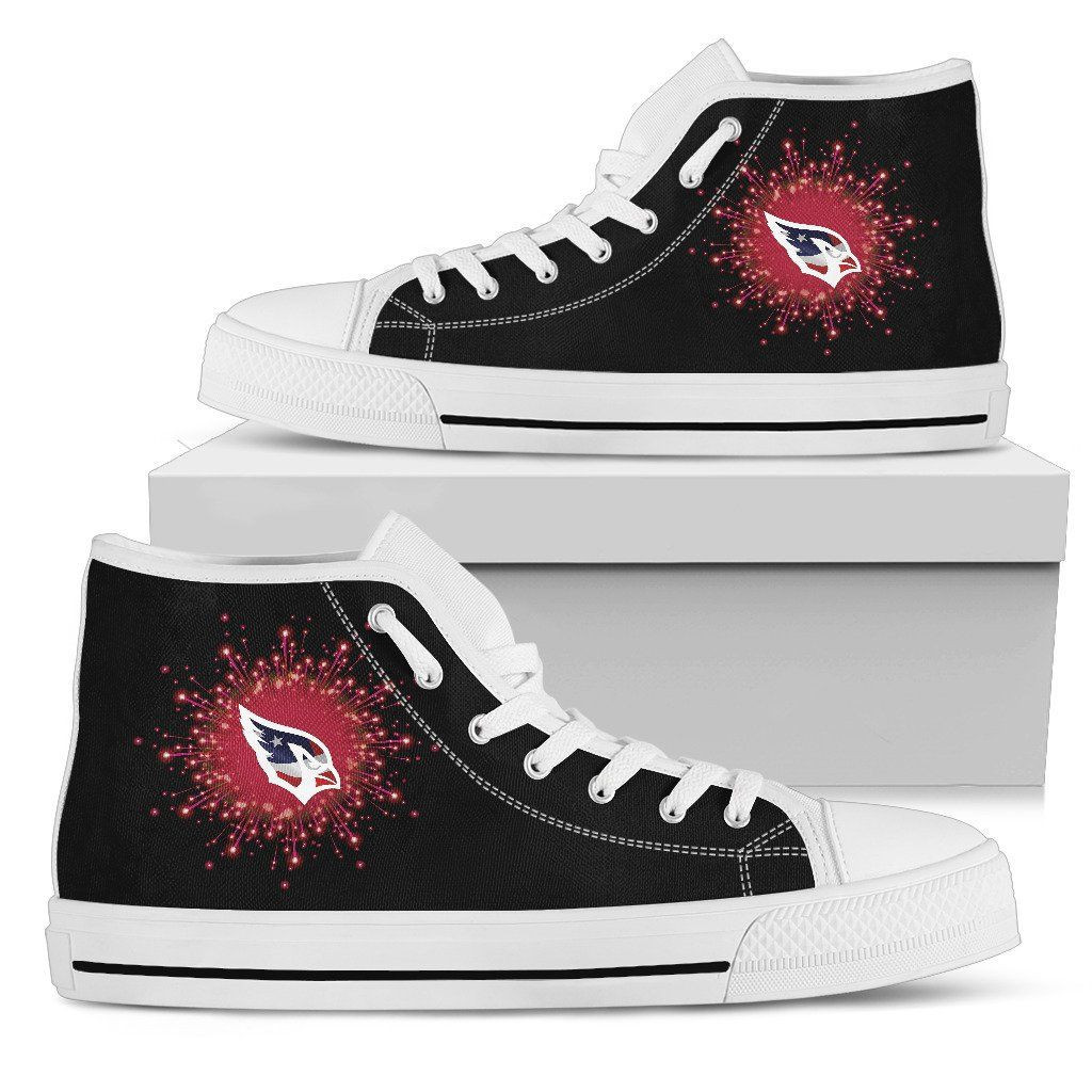 Fireworks Arizona Cardinals High Top Shoes Printed For Men And Women - Image 2