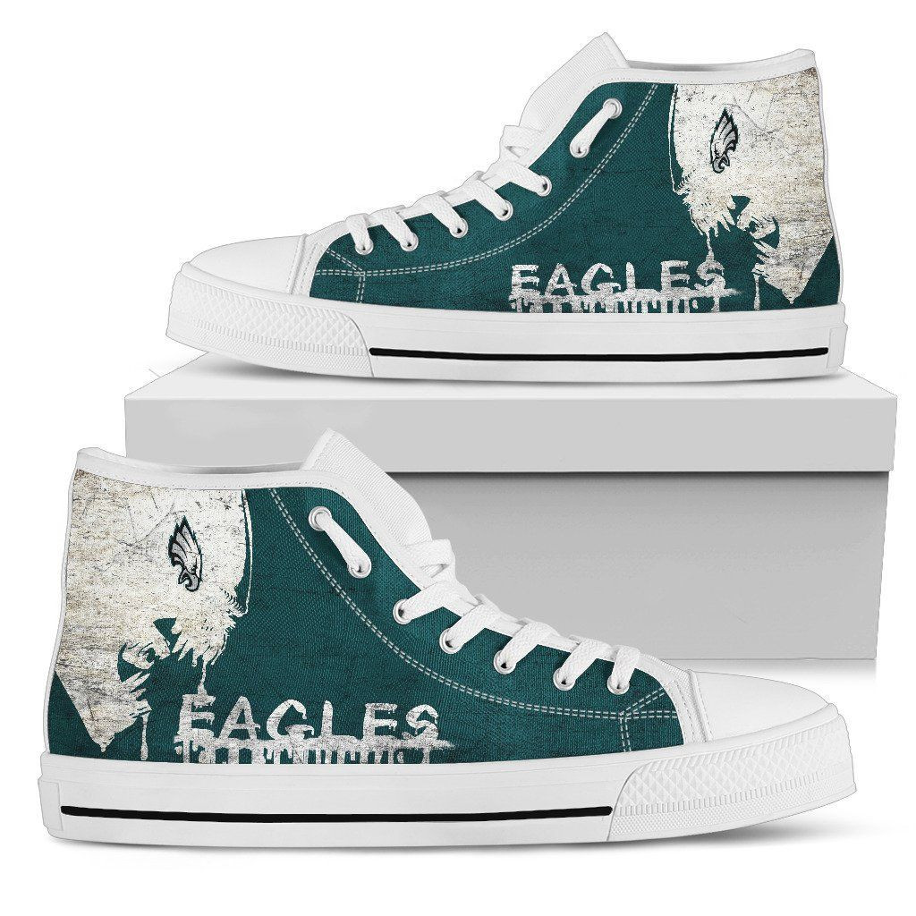 Alien Movie Philadelphia Eagles High Top Shoes Printed For Men And Women - Image 2