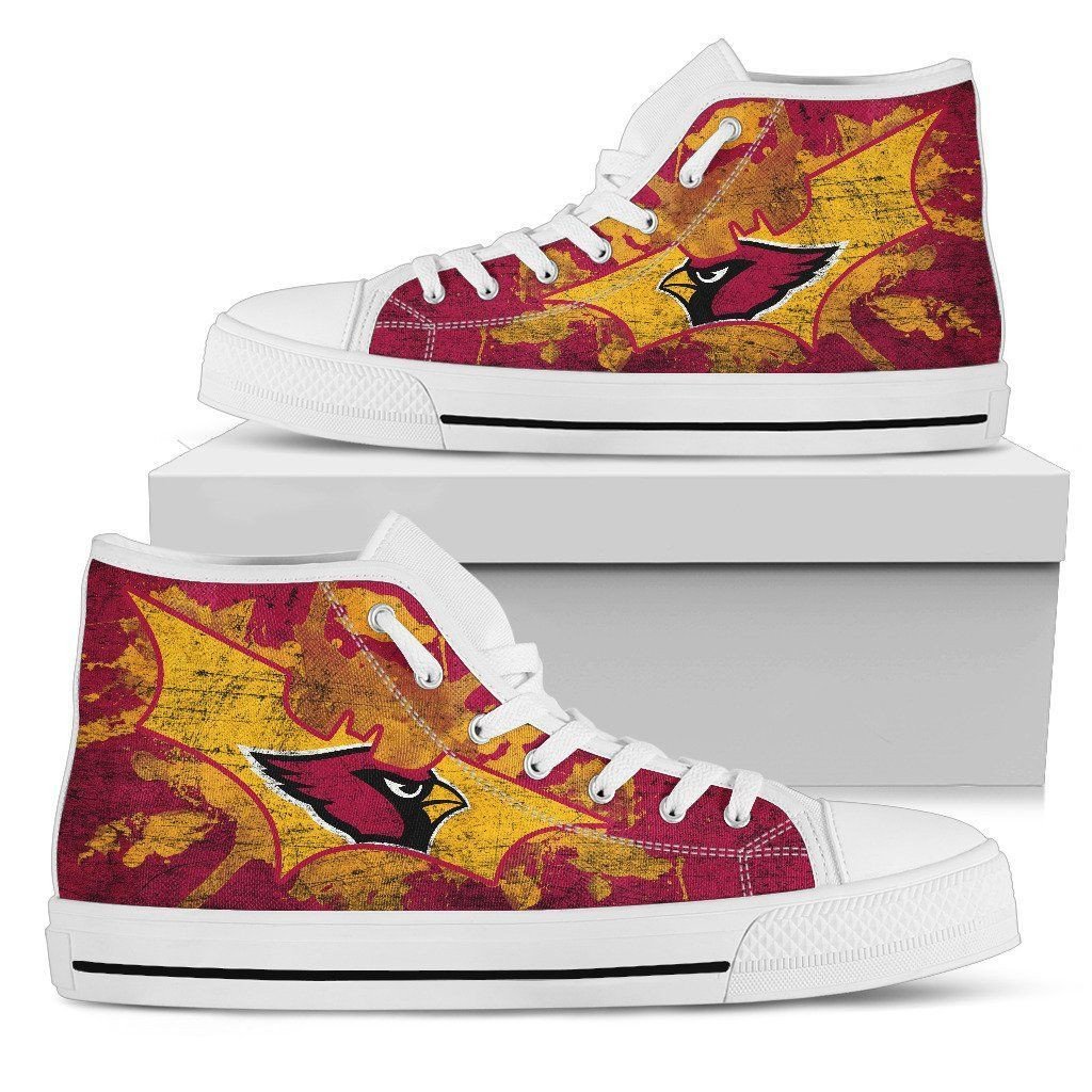 Batman Style Arizona Cardinals High Top Shoes Printed For Men And Women - Image 2