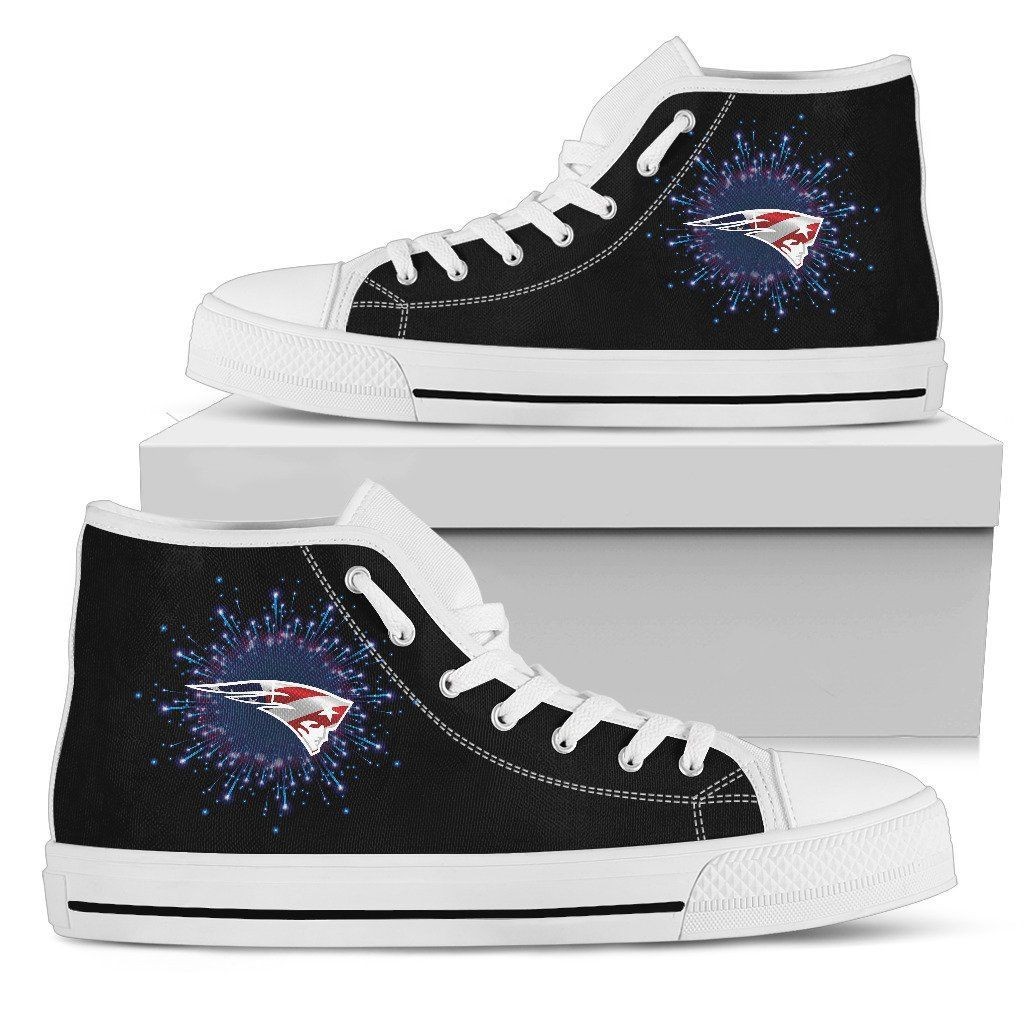 Fireworks New England Patriots High Top Shoes Printed For Men And Women - Image 2