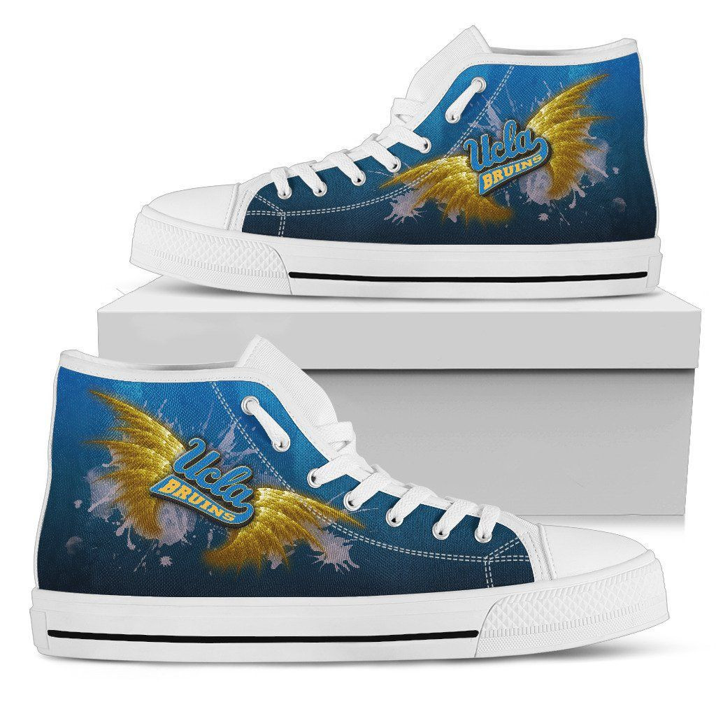 Angel Wings UCLA Bruins High Top Shoes Printed For Men And Women - Image 2