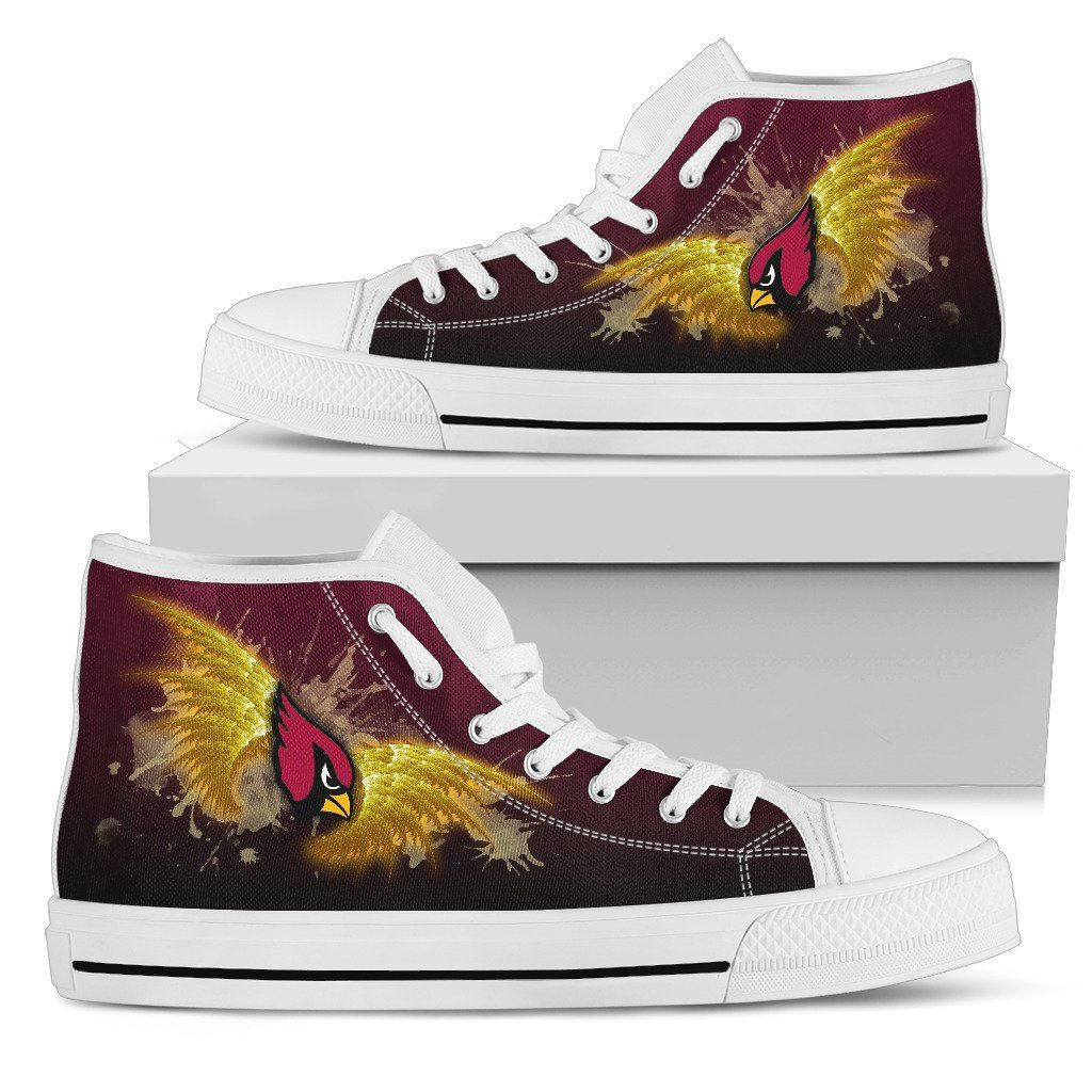 Angel Wings Arizona Cardinals High Top Shoes Printed For Men And Women - Image 2