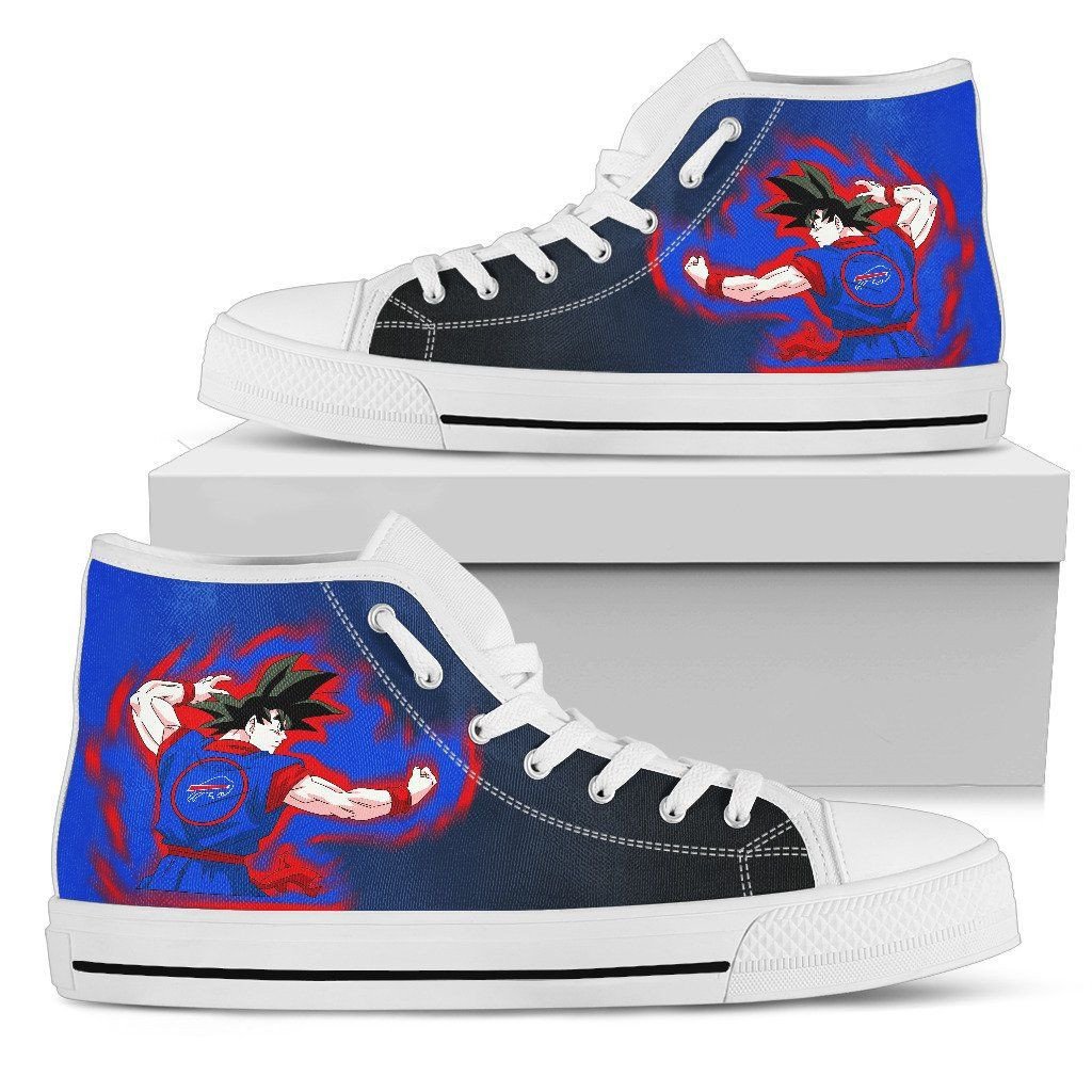 Son Goku Saiyan Power Buffalo Bills High Top Shoes Printed For Men And Women - Image 2