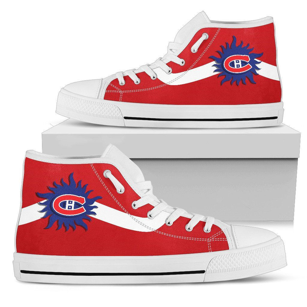Simple Van Sun Flame Denver Broncos High Top Shoes Printed For Men And Women - Image 2