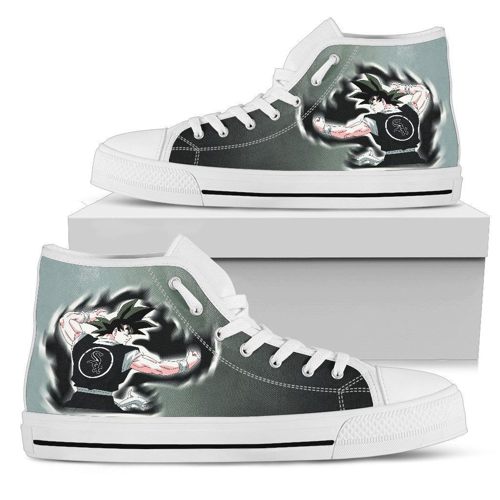 Chicago White Sox Goku Saiyan Power High Top Shoes Printed For Men And Women - Image 2