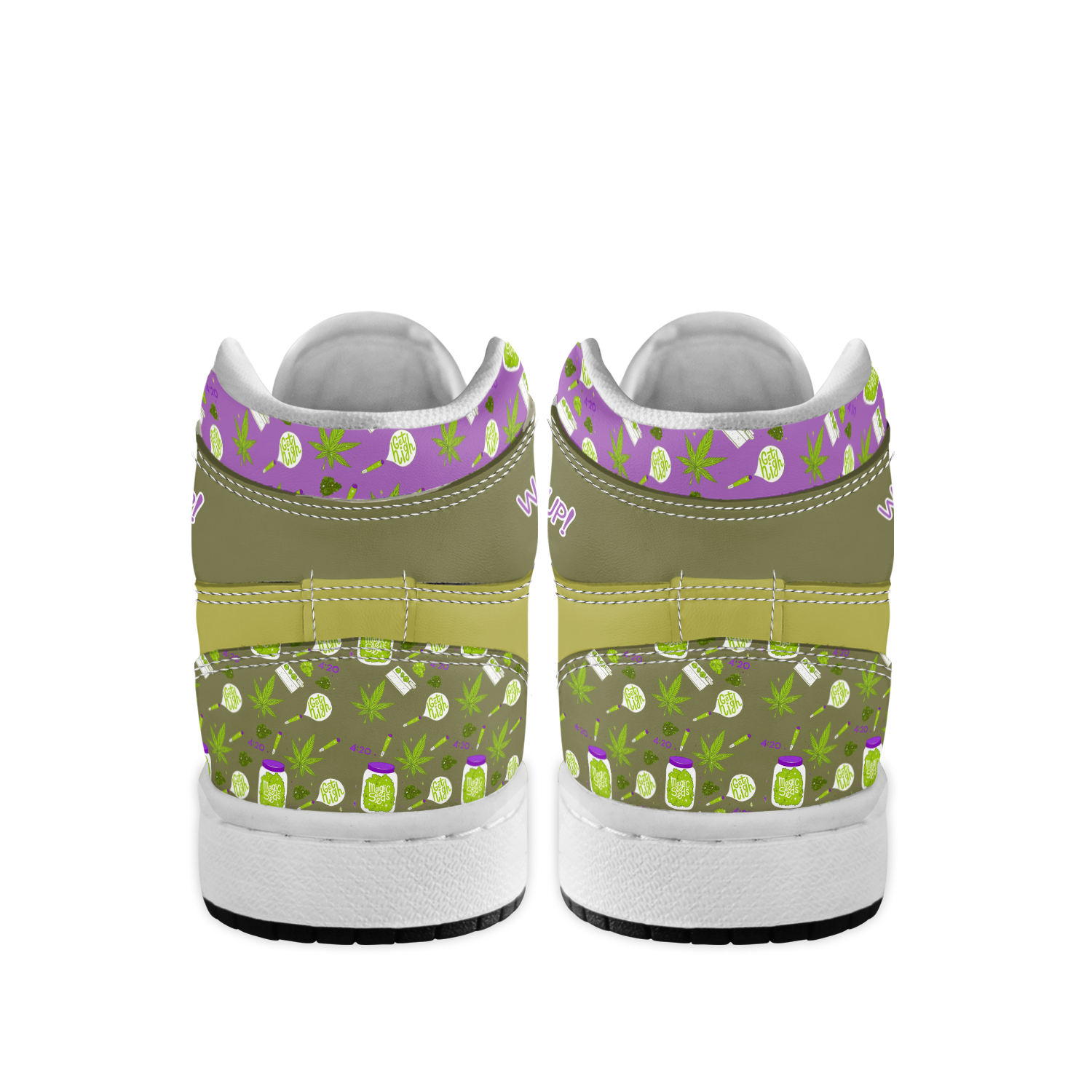Scooby doo AJ1 High Sneakers Shoes Sport For Men And Women - Image 3