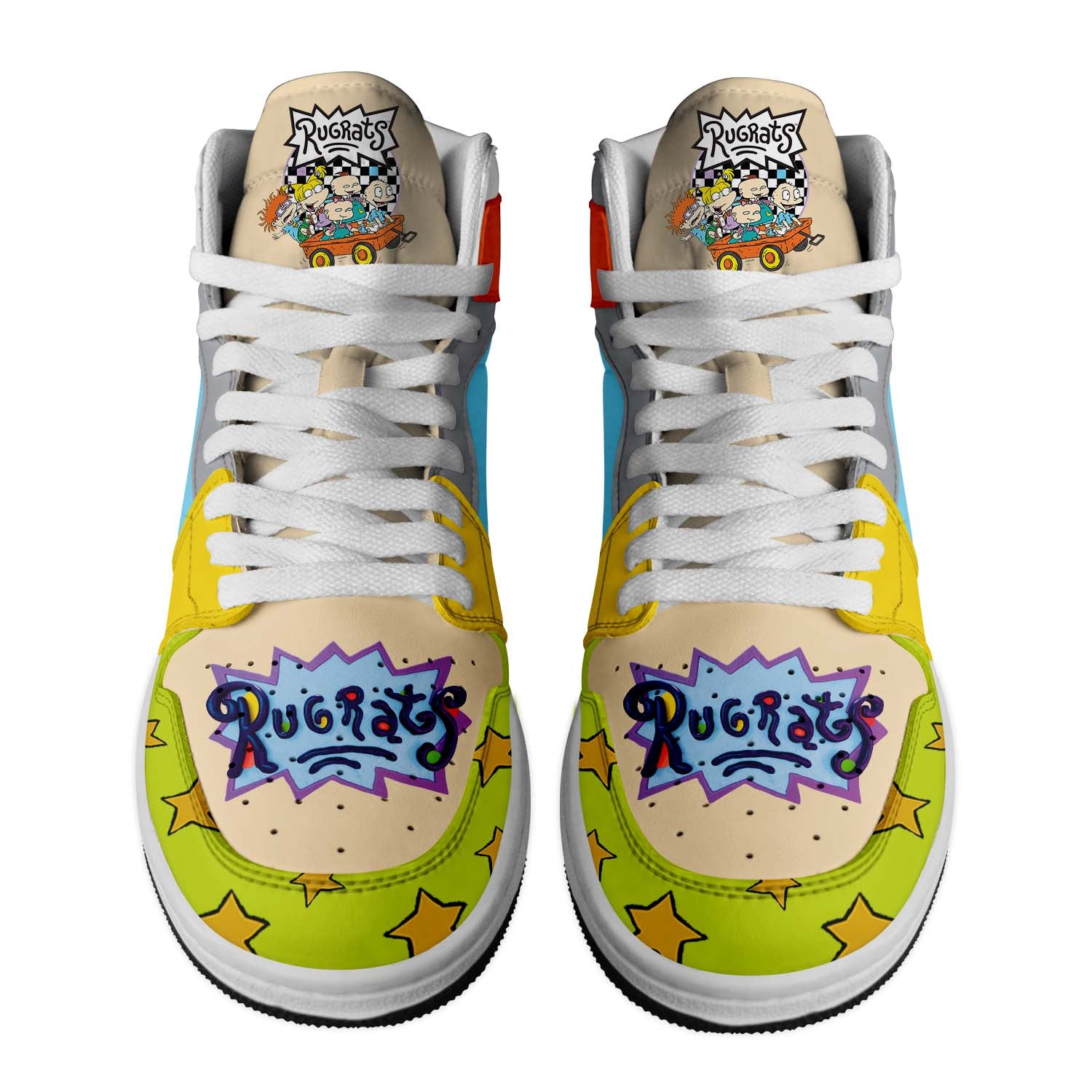 Rewaco AJ1 High Sneakers Shoes Printed Sport For Men And Women - Image 2