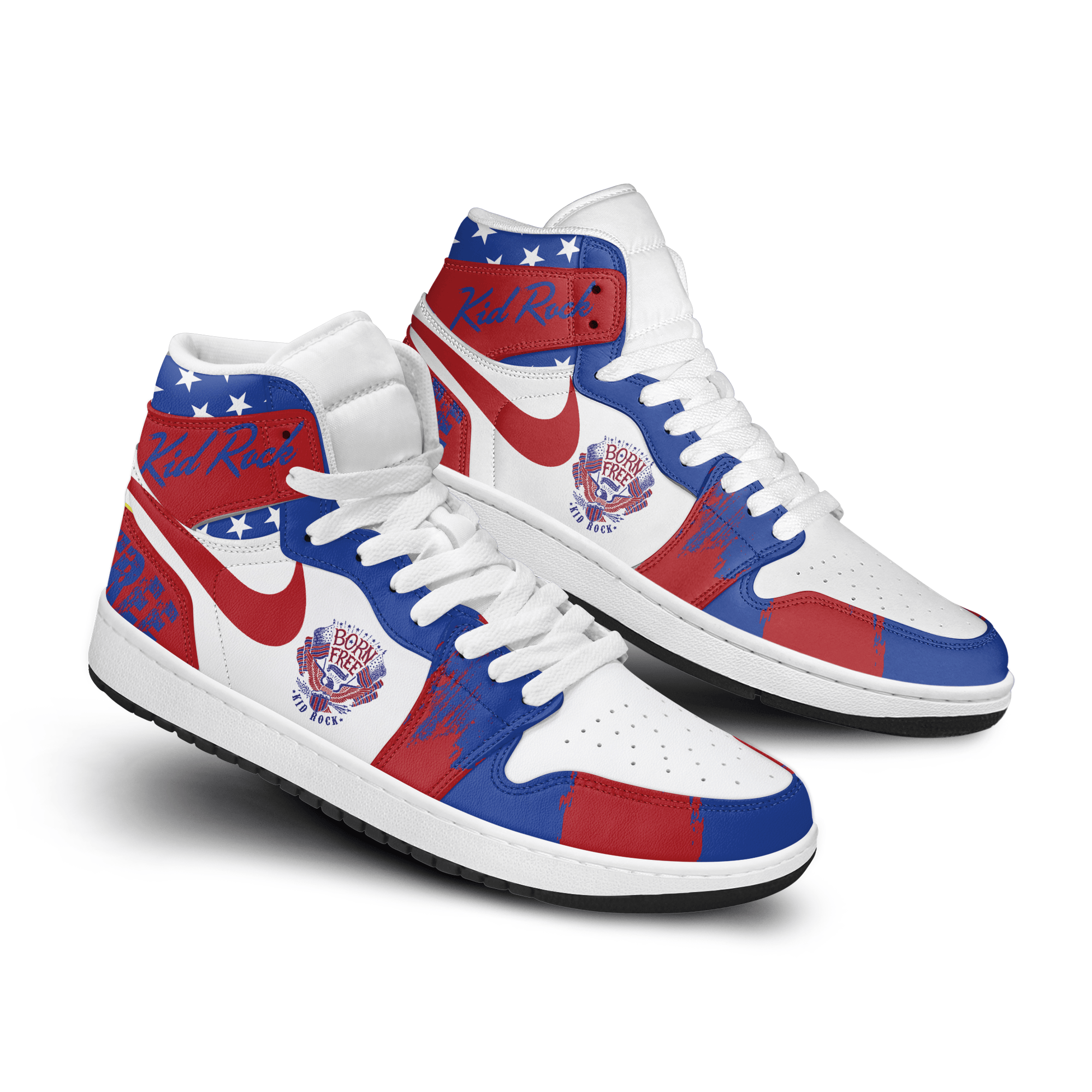 Mini cooper AJ1 High Sneakers Shoes Printed Sport For Men And Women - Image 2