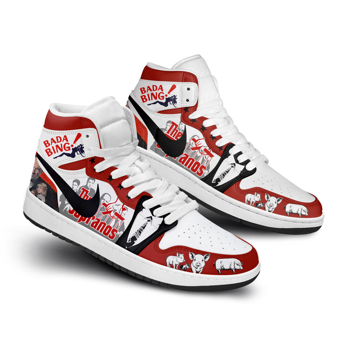 Polaris Slingshot AJ1 High Sneakers Shoes Printed Sport For Men And Women - Image 3