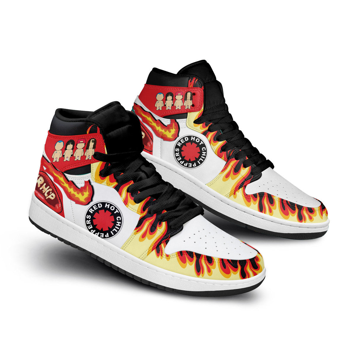 Nuffield AJ1 High Sneakers Shoes Printed Sport For Men And Women - Image 2