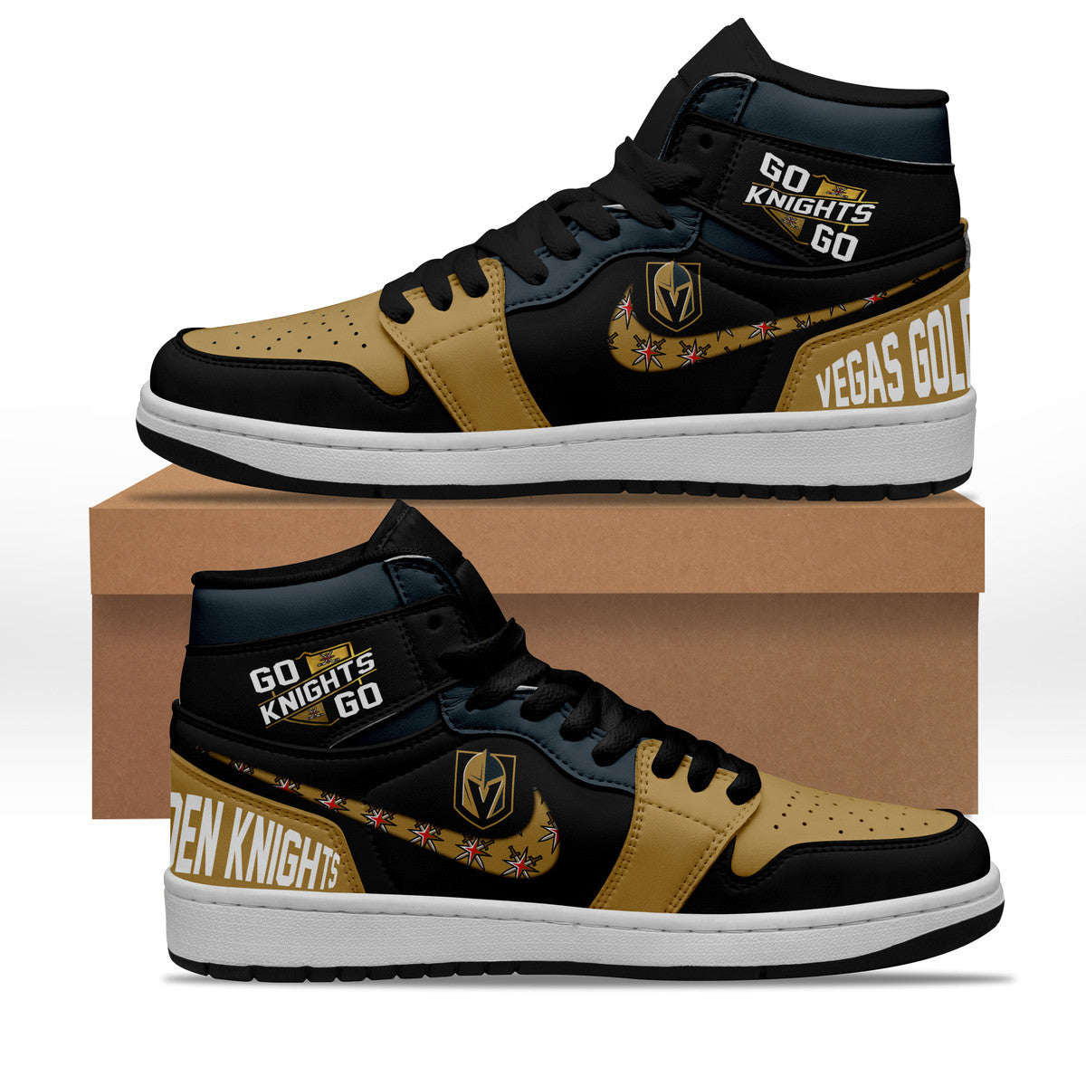 Nissan AJ1 High Sneakers Shoes Printed Sport For Men And Women - Image 2