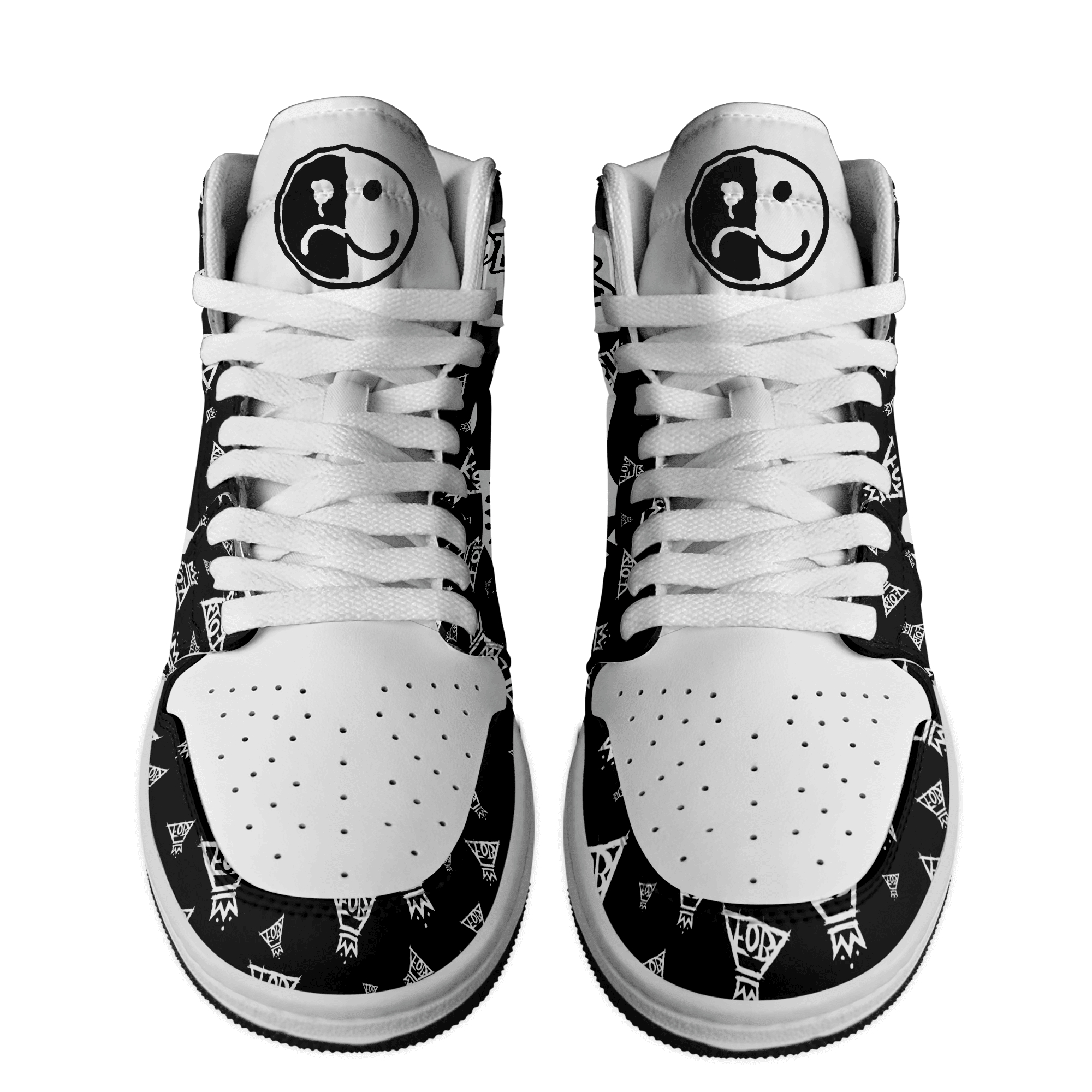 Derbi AJ1 High Sneakers Shoes Printed Sport For Men And Women - Image 2