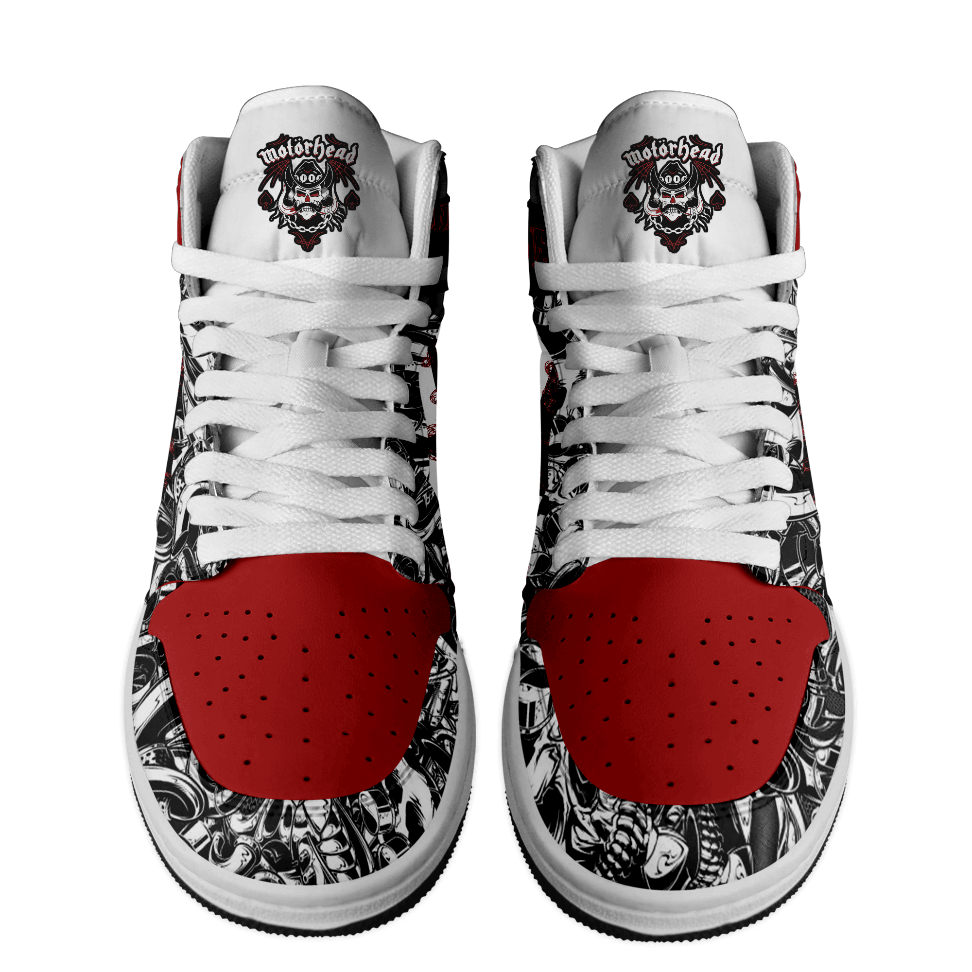 Honda goldwing AJ1 High Sneakers Shoes Printed Sport For Men And Women - Image 2