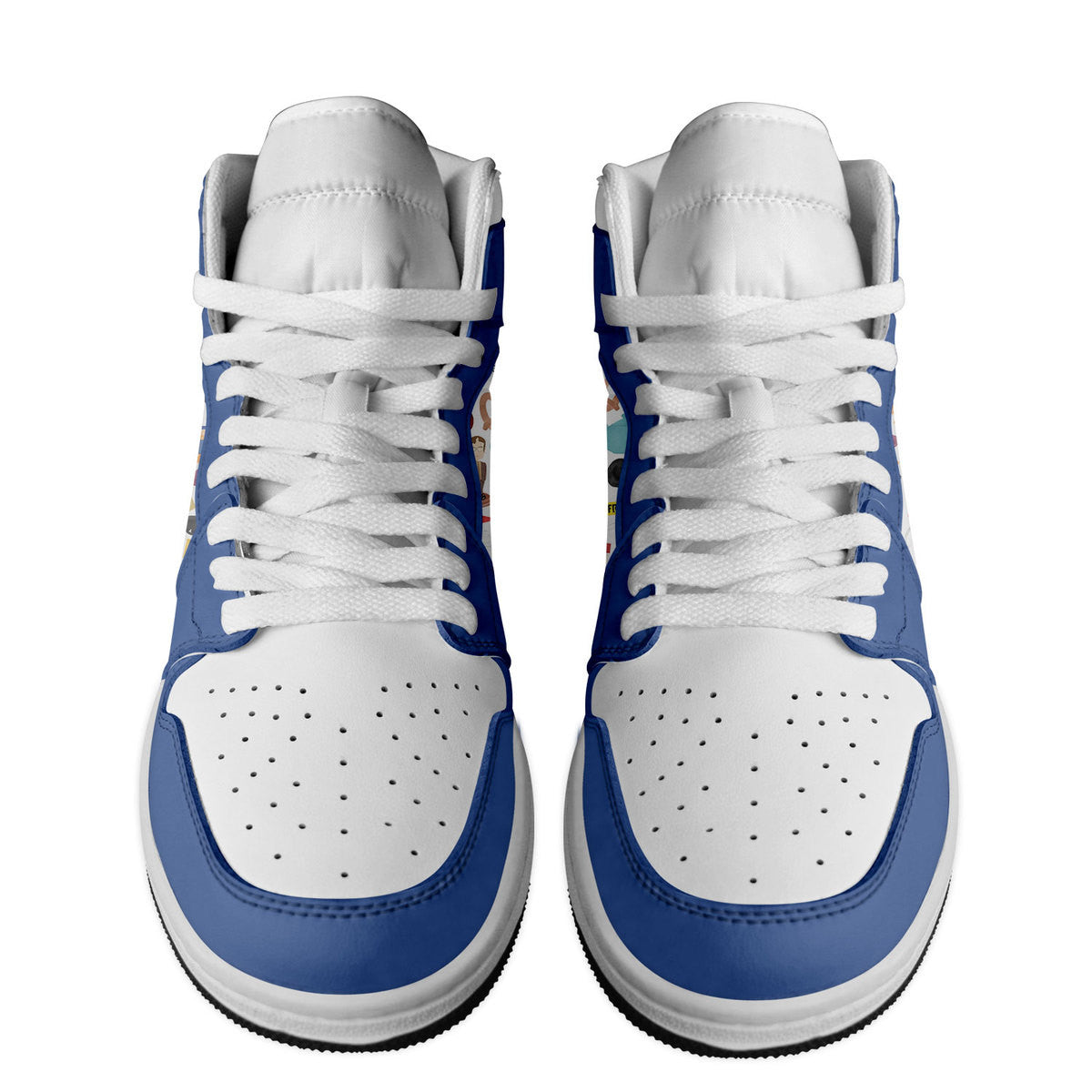 Iveco AJ1 High Sneakers Shoes Printed Sport For Men And Women - Image 2