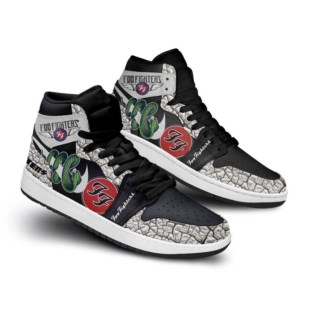 JAC AJ1 High Sneakers Shoes Printed Sport For Men And Women - Image 3