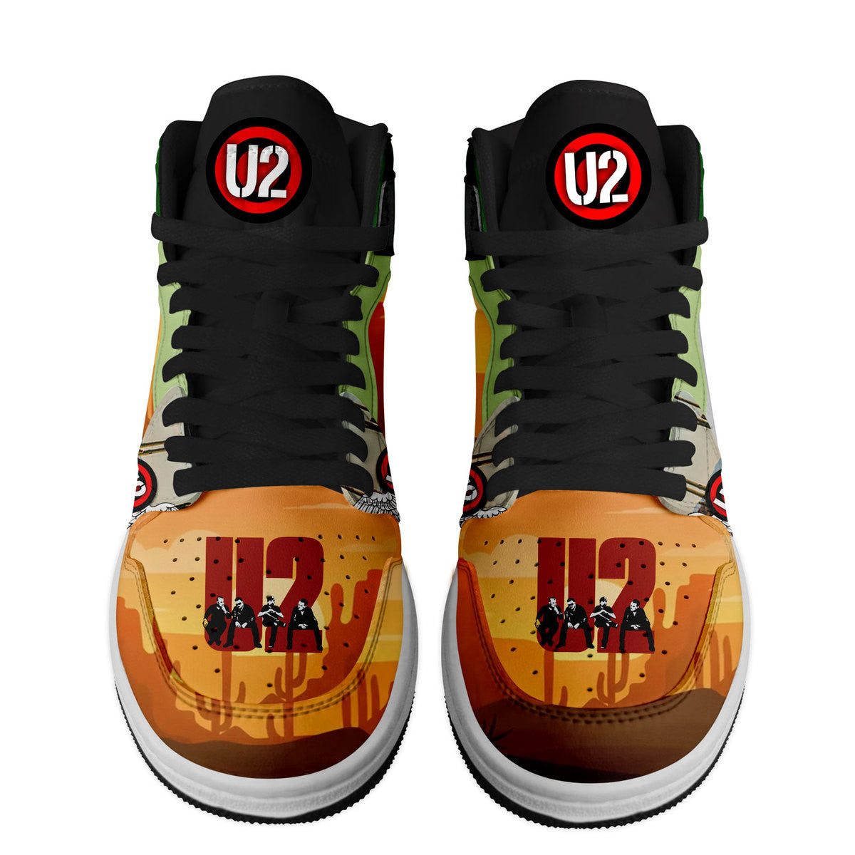 Hino AJ1 High Sneakers Shoes Printed Sport For Men And Women - Image 3