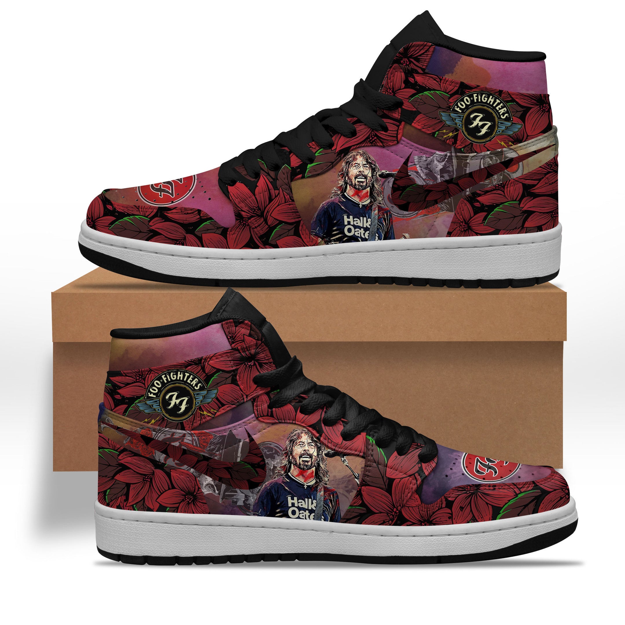 Ural AJ1 High Sneakers Shoes Printed Sport For Men And Women - Image 2