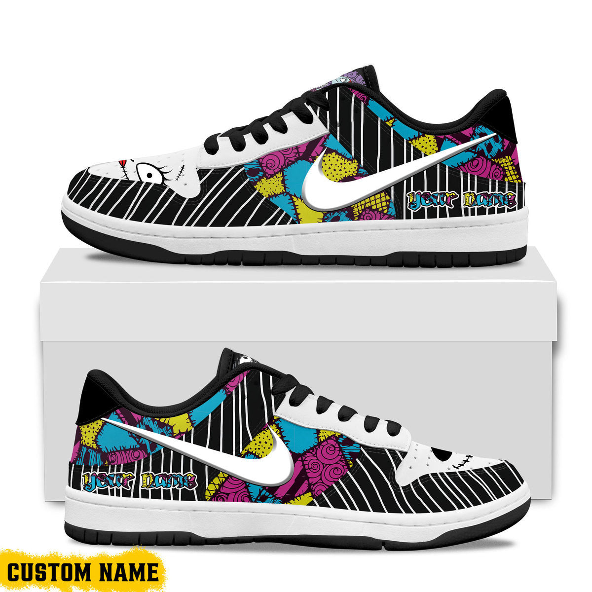 Mitsubishi AJ1 High Sneakers Shoes Printed Sport For Men And Women - Image 2