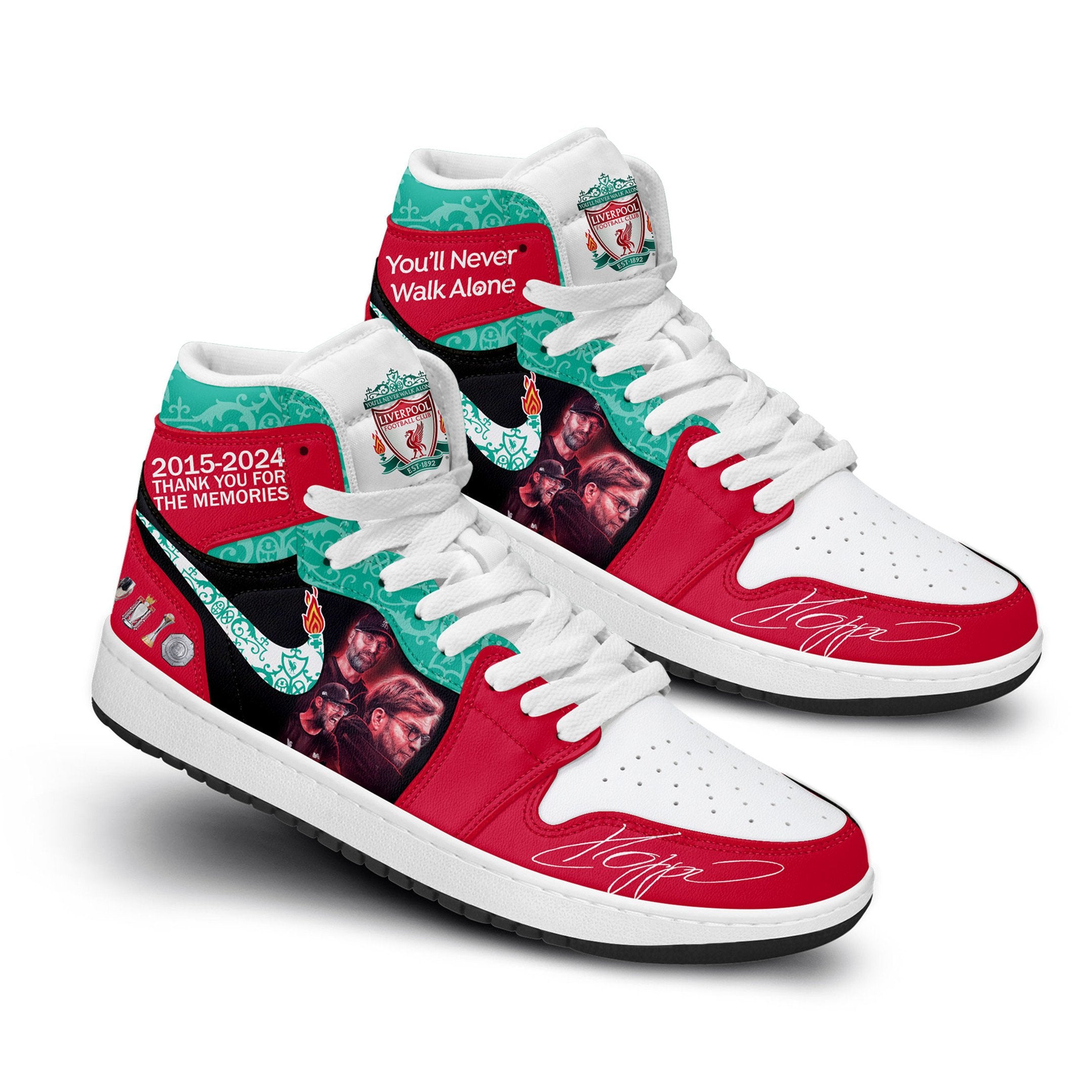 Ferrari AJ1 High Sneakers Shoes Printed Sport For Men And Women - Image 2