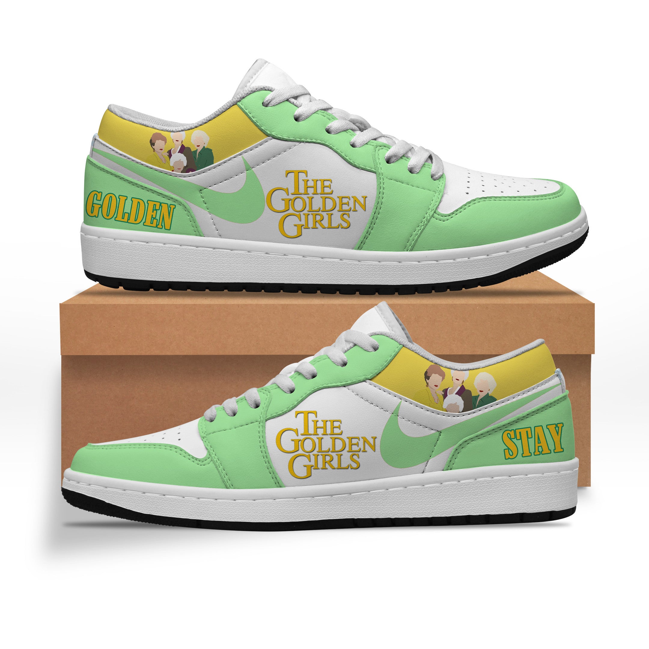 Land-Rover AJ1 High Sneakers Shoes Printed Sport For Men And Women - Image 3