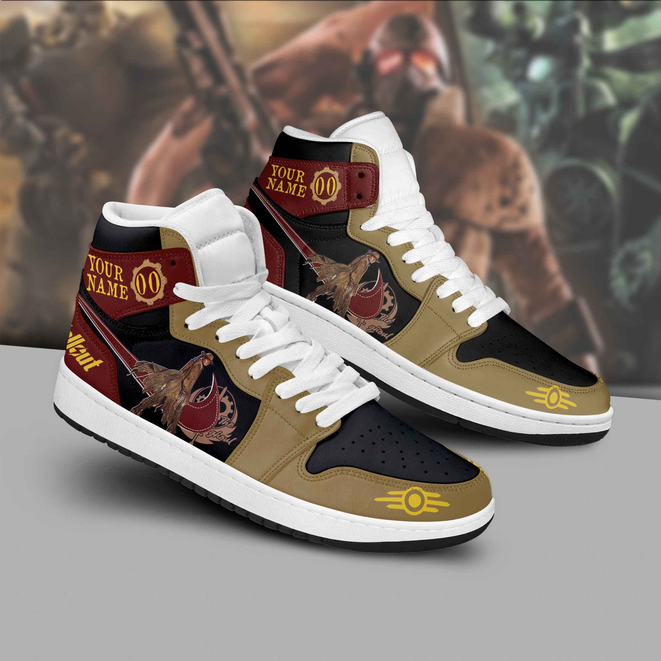 Ram truck AJ1 High Sneakers Shoes Printed Sport For Men And Women - Image 2
