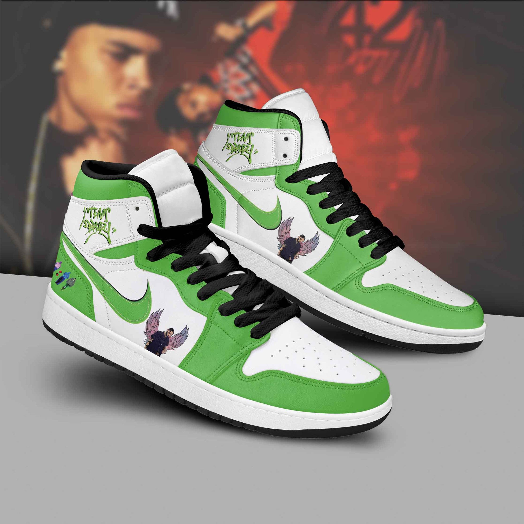 Paccar AJ1 High Sneakers Shoes Printed Sport For Men And Women - Image 2