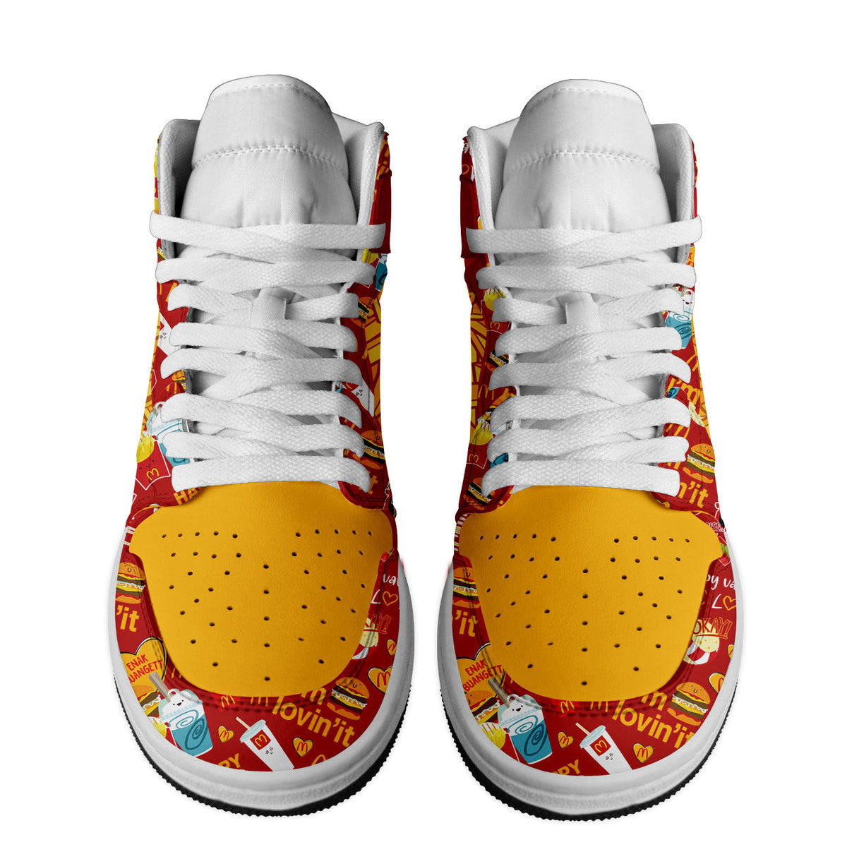 GMC AJ1 High Sneakers Shoes Printed Sport For Men And Women - Image 2
