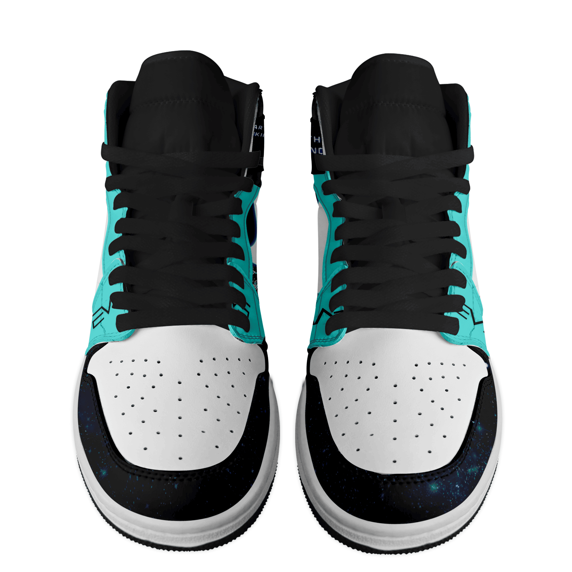Ford-Mustang AJ1 High Sneakers Shoes Printed Sport For Men And Women - Image 2