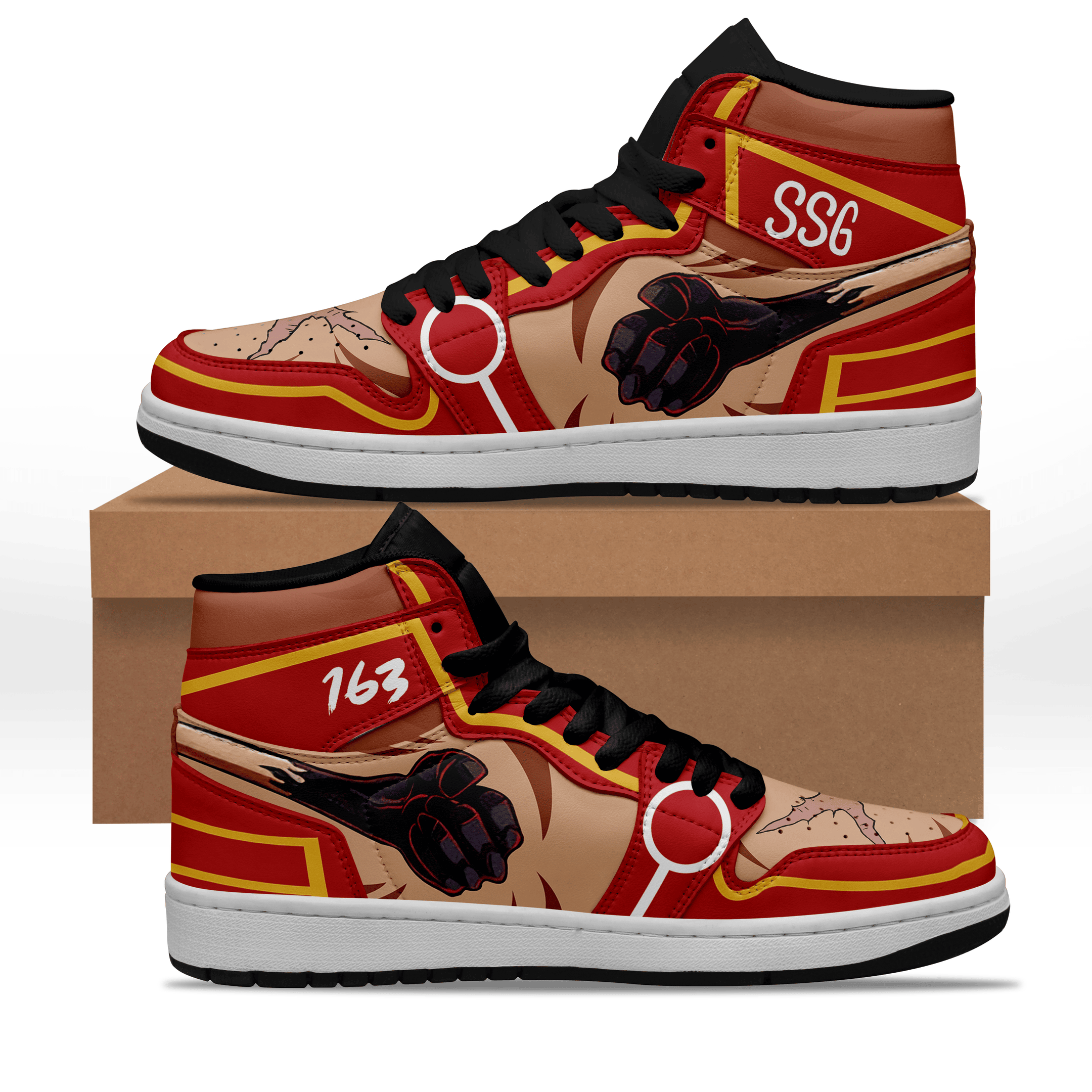 Land-Rover AJ1 High Sneakers Shoes Printed Sport For Men And Women - Image 3