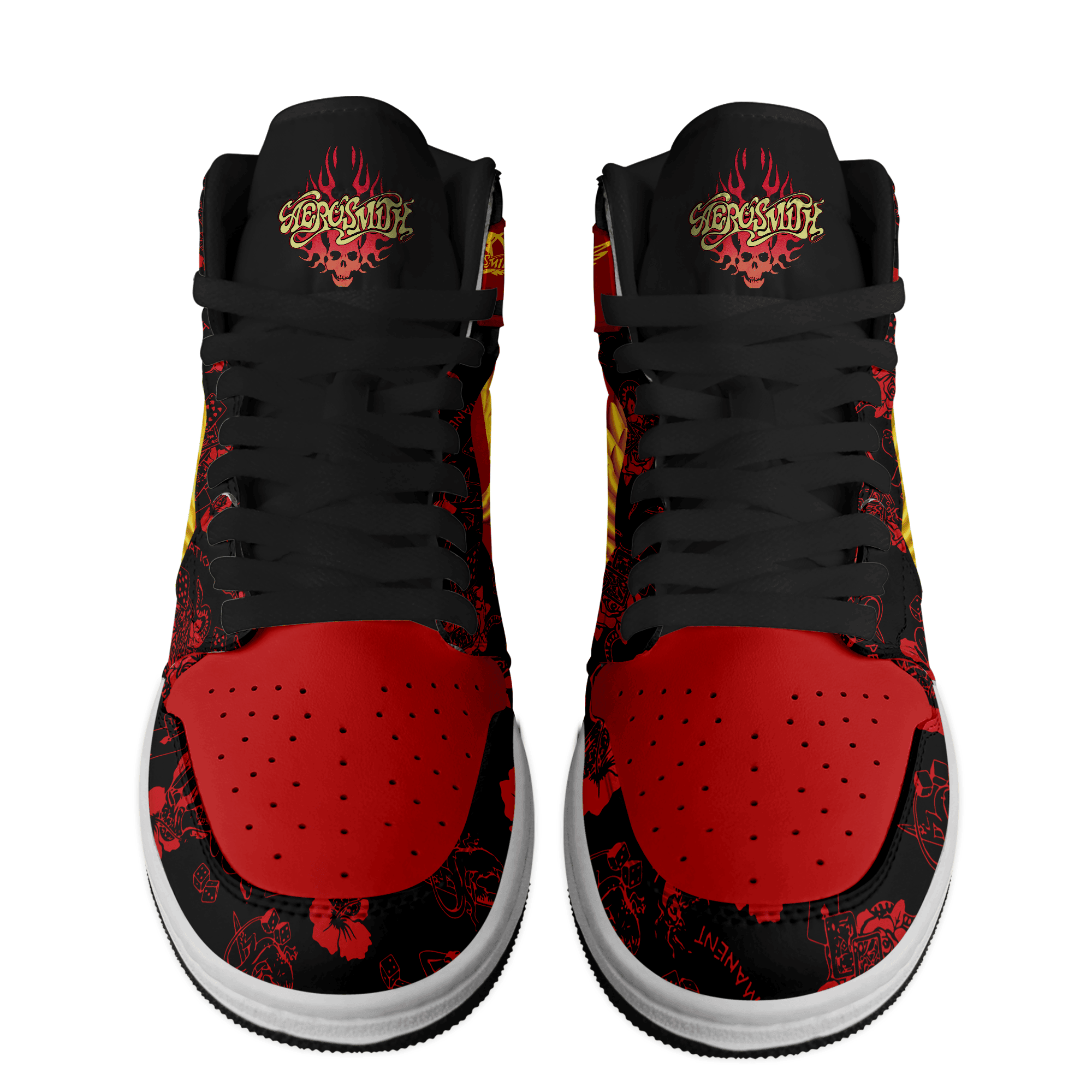 Cupra AJ1 High Sneakers Shoes Printed For Men And Women - Image 2